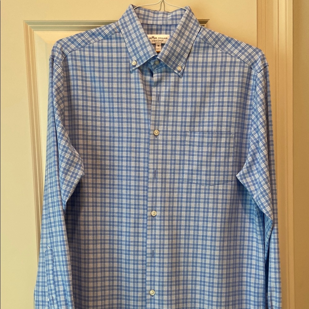 Men's Peter Millar Checkered Shirt